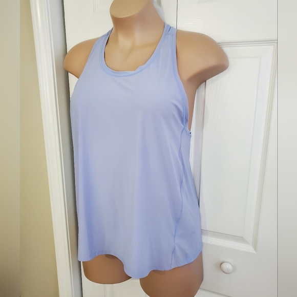 Athleta Plus Lilac Racerback Athletic Tank Top ~ Pre-Owned Size 2X Fickle Pickle - Picture 3 of 11